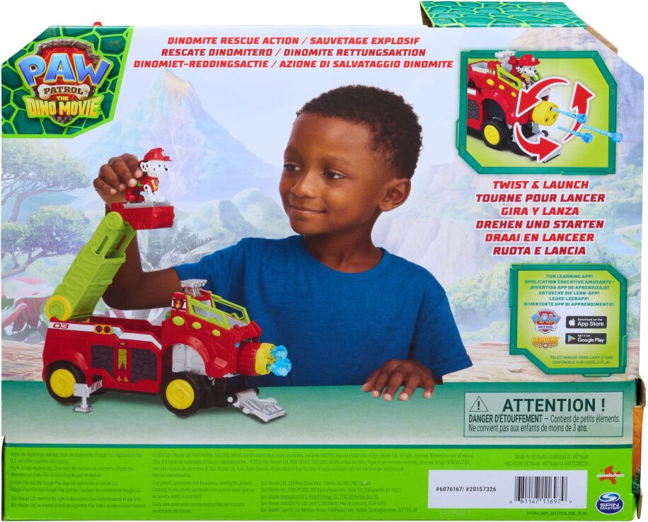 Paw Patrol Dino Movie Όχημα Marshall Deluxe (6076167) (8)