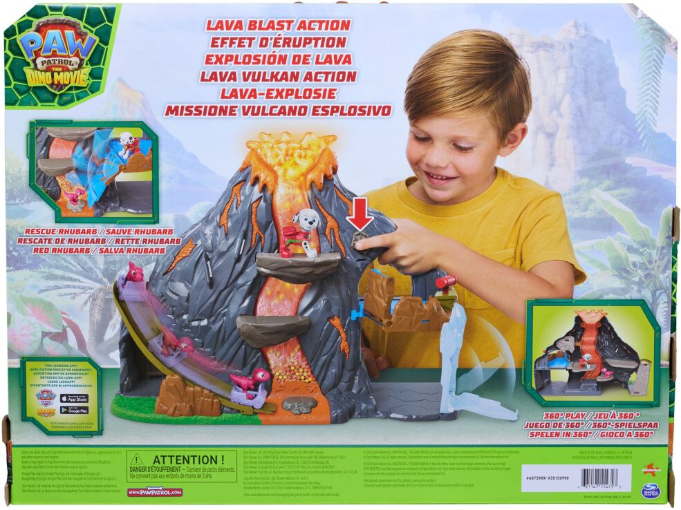 Paw Patrol Dino Movie Ηφαίστειο Playset (6076336) (8)