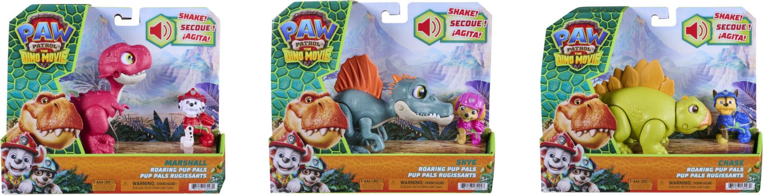 Paw Patrol Dino Movie Κουτάβια & Δεινόσαυροι-3 Σχέδια (6076337) (2)