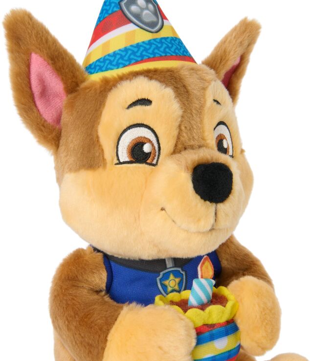 Paw Patrol Λούτρινο Γενέθλια Με Τον Chase 24cm. (6076362) (2)
