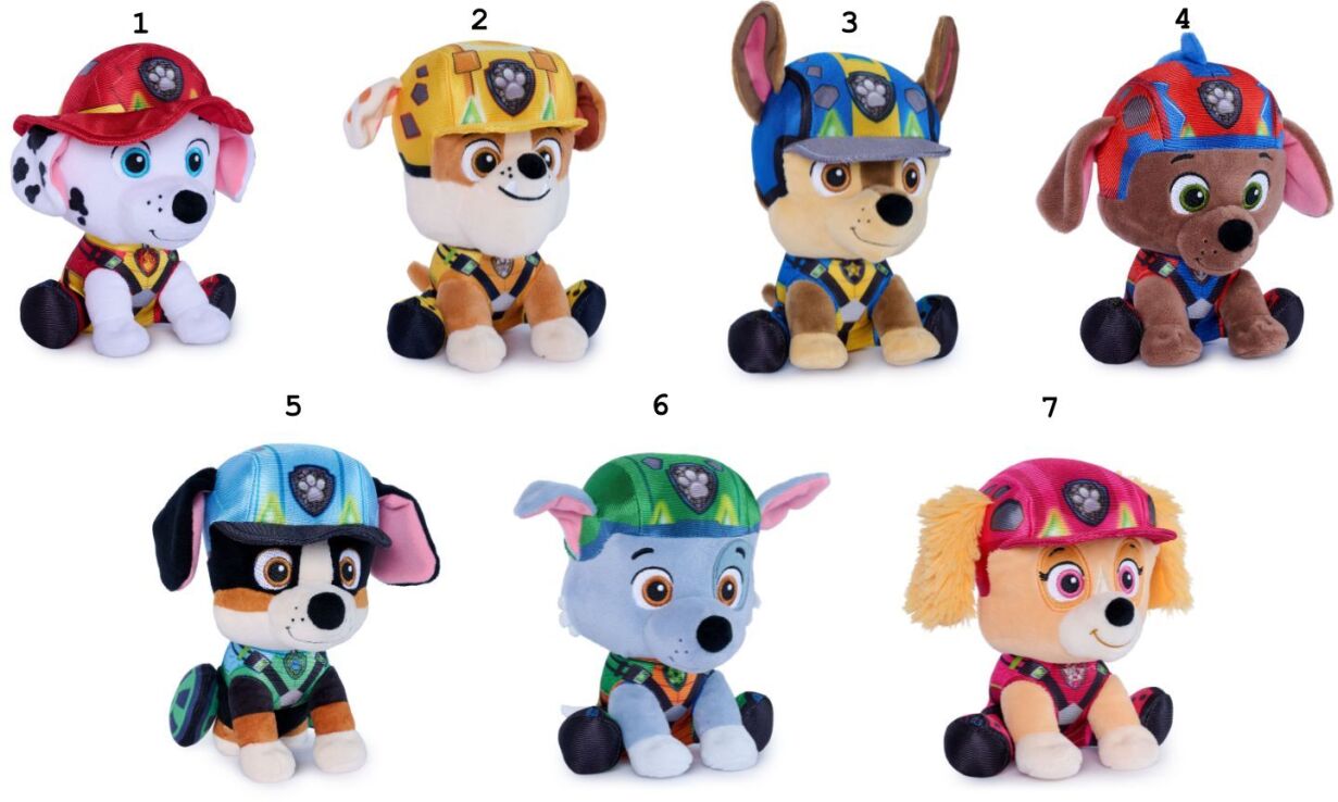 Paw Patrol Dino Movie Λούτρινα Κουταβάκια 15cm-7 Σχέδια (6077054) (1)