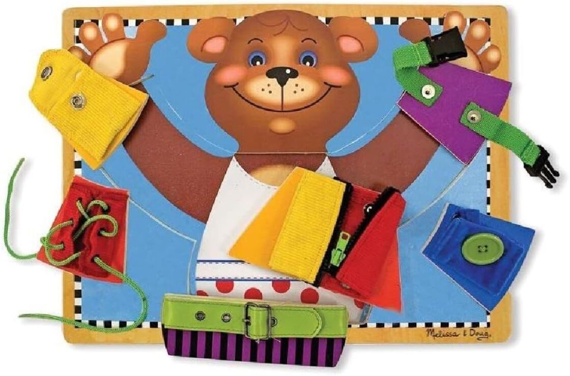Melissa & Doug Πίνακας Βασικών Δεξιοτήτων Αρκουδάκι (6075184) (1)