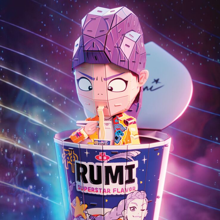 4D Παζλ K-Pop Demon Hunters Κύπελλο Ramen Rumi (6077588) (3)