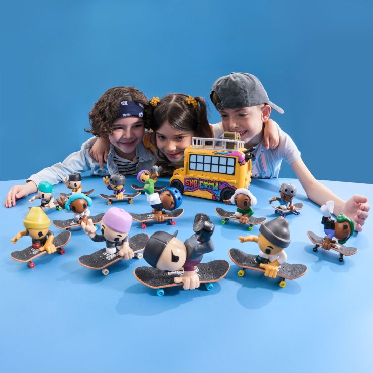 Tech Deck Skate Crew Μονές Φιγούρες-6 Σχέδια-1Τμχ (6071054) (6)