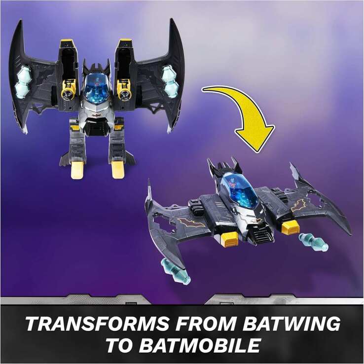 DC Metal Force Transforming Batwing & 2 Φιγούρες 10cm (6070889) (7)