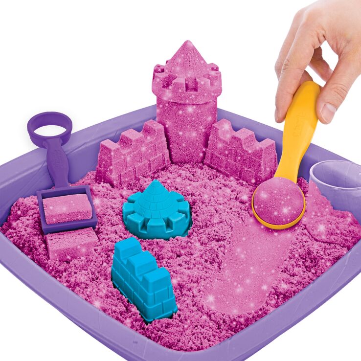 Kinetic Sand Γκλίτερ Ροζ (6063520) (3)