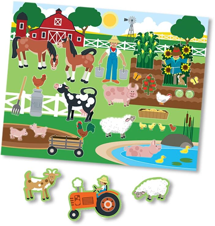 Melissa & Doug Επαναχρησιμοποιούμενα Αυτοκόλλητα-3 Σχέδια (6075360) (1)