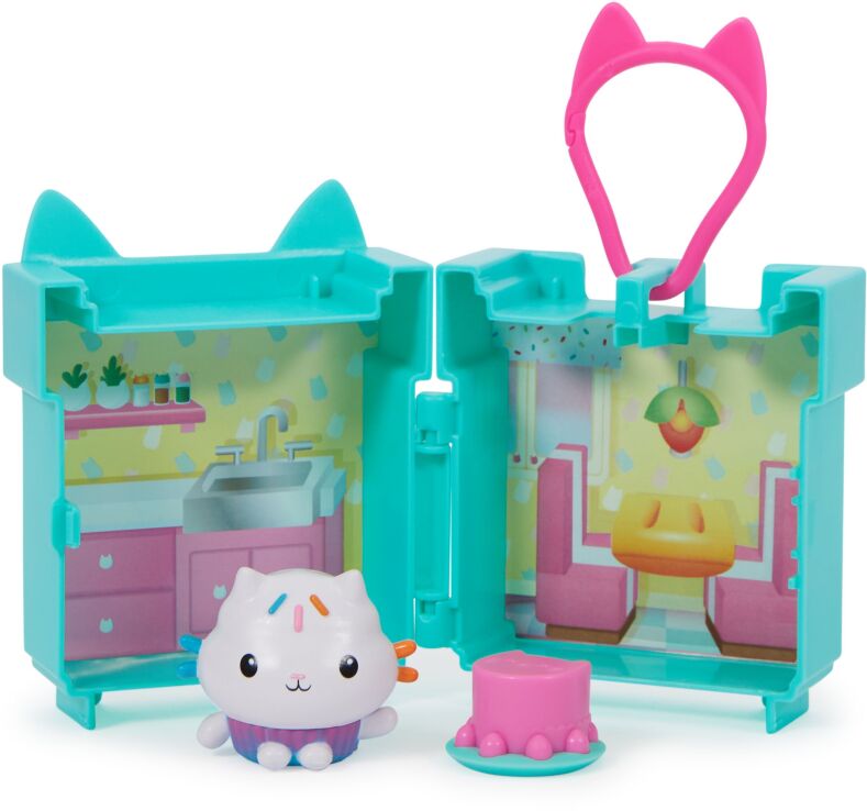 Gabby's Dollhouse Mini Σπιτάκια Με Κλιπ-3 Σχέδια (6065945) (2)