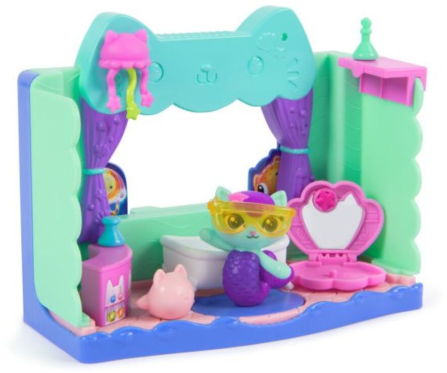 Λαμπάδα Gabby's Dollhouse Movie Mini Σετ Δωμάτια-Μπάνιο (6074306) (3)