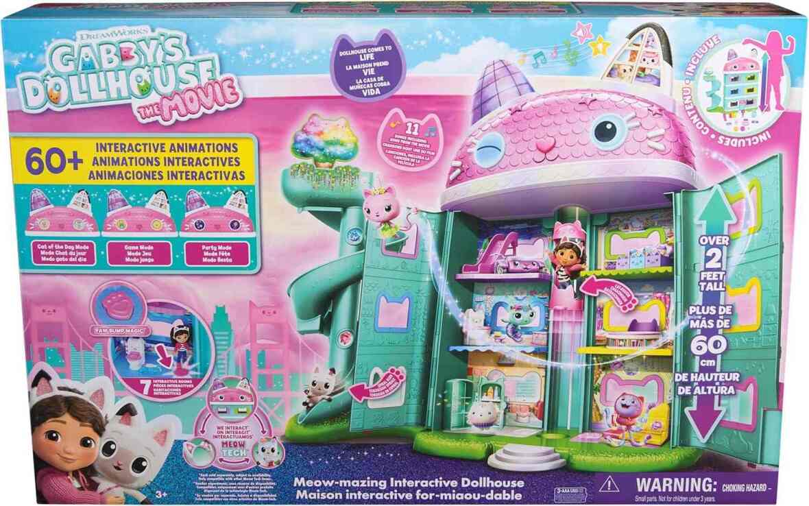 Gabby's Dollhouse Movie Κουκλόσπιτο Deluxe (6074339) (1)