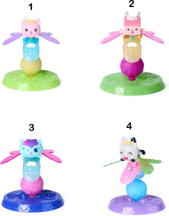 Gabby's Dollhouse Fairylandia Νεραϊδένια Δαχτυλίδια-4 Σχέδια (6075679) (1)