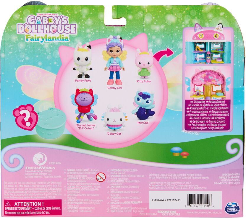 Gabby's Dollhouse Fairylandia Σετ Φιγούρες 6Τμχ (6076262) (6)