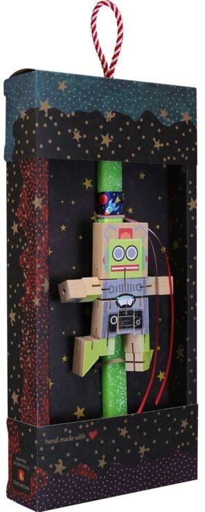 Λαμπάδα Ρομπότ Τρανσφόρμερ Πράσινο (LA25016C) (1)