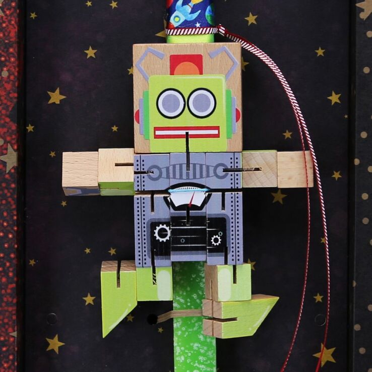 Λαμπάδα Ρομπότ Τρανσφόρμερ Πράσινο (LA25016C) (2)