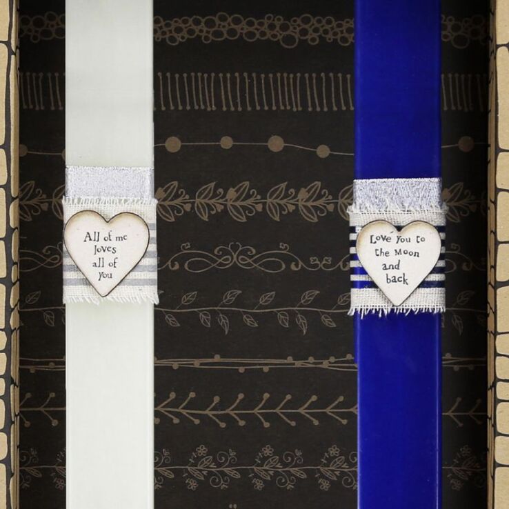 Λαμπάδα Καρδιές Ζευγάρι (LA25036AC) (2)