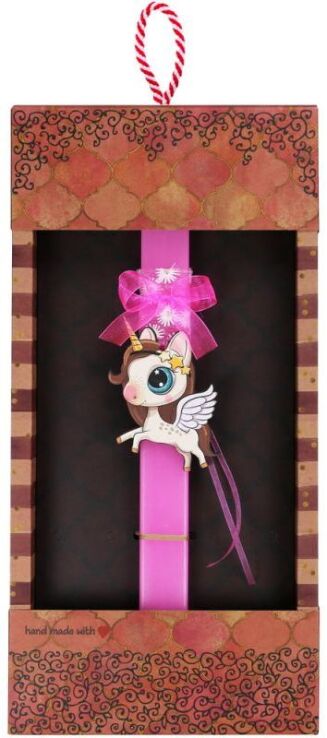 Λαμπάδα Μονόκερος Με Φτερά (LA25036N) (0)