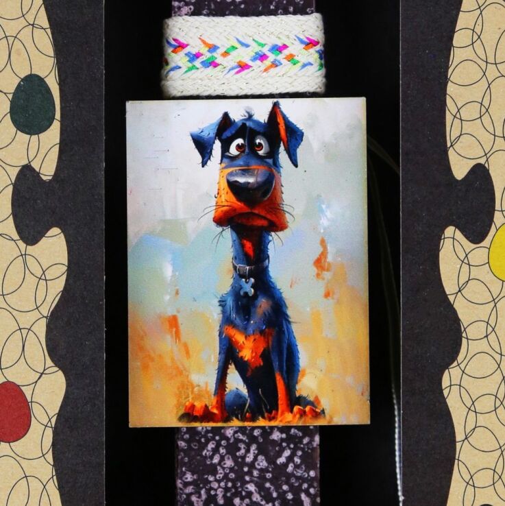 Λαμπάδα Μαγνητάκι Pet Σκύλος Blacky (LA26031A) (1)