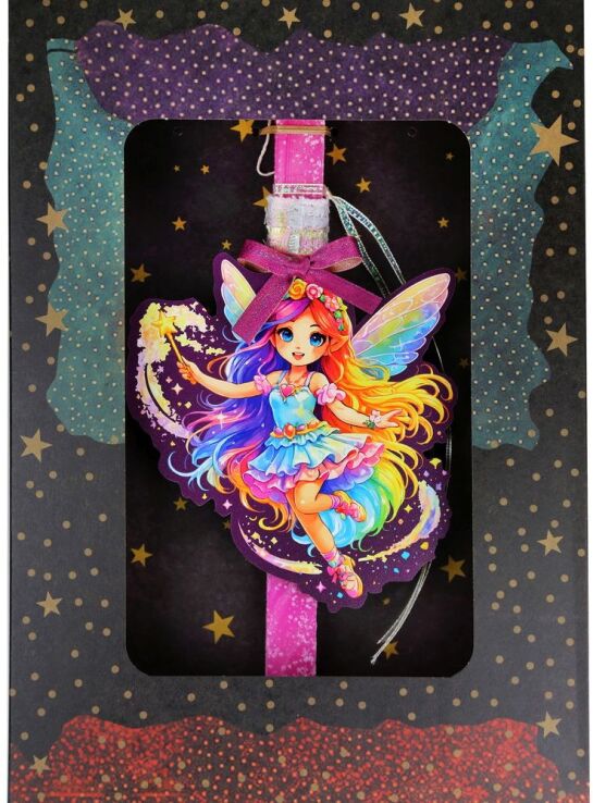 Λαμπάδα Νεράϊδα Rainbow (LA26034C) (0)