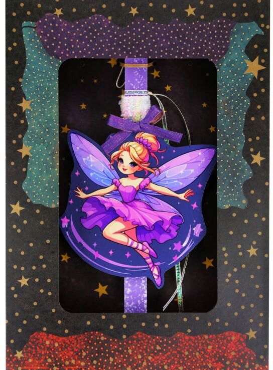 Λαμπάδα Νεράϊδα Purple (LA26034D) (0)