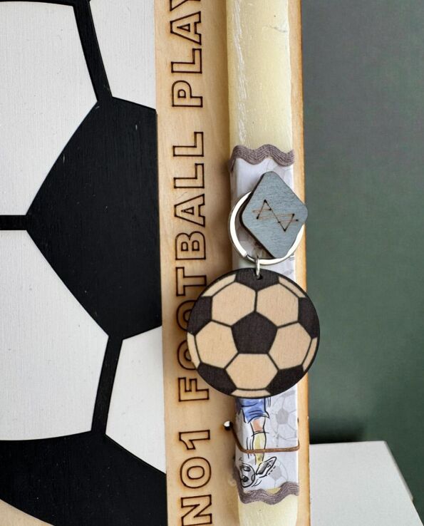 Λαμπάδα Lifelikes No1 Football Player (04.21.00.000.7248) (2)