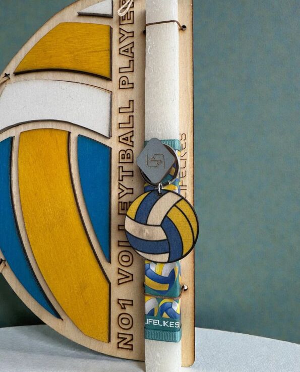 Λαμπάδα Lifelikes No1 Volleyball Player (04.21.00.000.7249) (2)