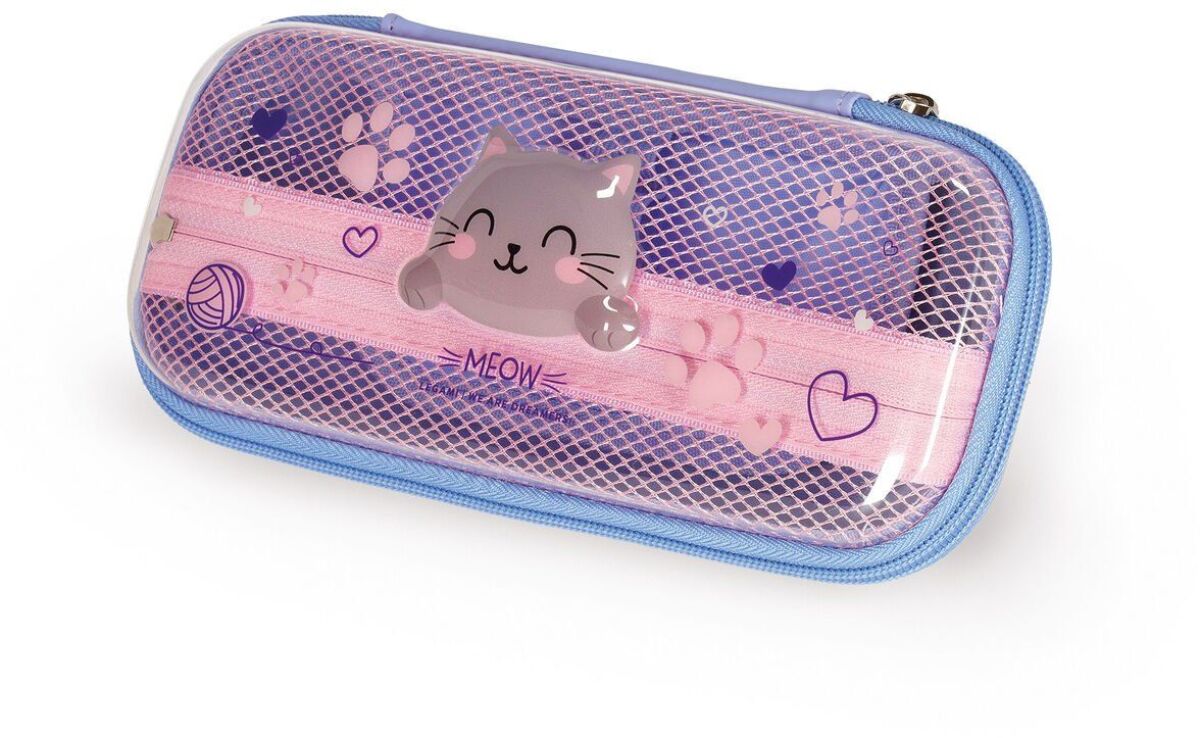 Legami Pencil Case-Wonderwow-Kitty (PCR0003) (1)