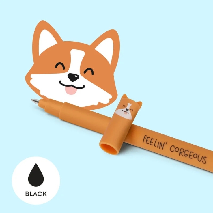 Legami Erasable Pen-Corgi-Black Ink (EP0020) (2)