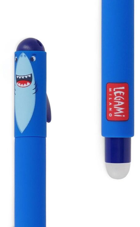 Legami Erasable Gel Pen-Shark/Blue (EP0006) (1)