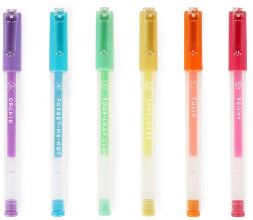 Legami Set Of 6 Mini Gel Pens-Spring Is In The Air-Pastel Colours (PGP0001) (0)