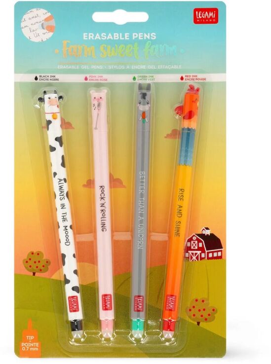 Legami Σετ Στυλό-Farm Sweet Farm 4pcs. (EPSET0016) (1)