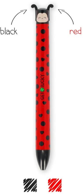 Legami Στυλό Click & Clack Two Color Ballpoint-Ladybug (CLICK0030) (0)