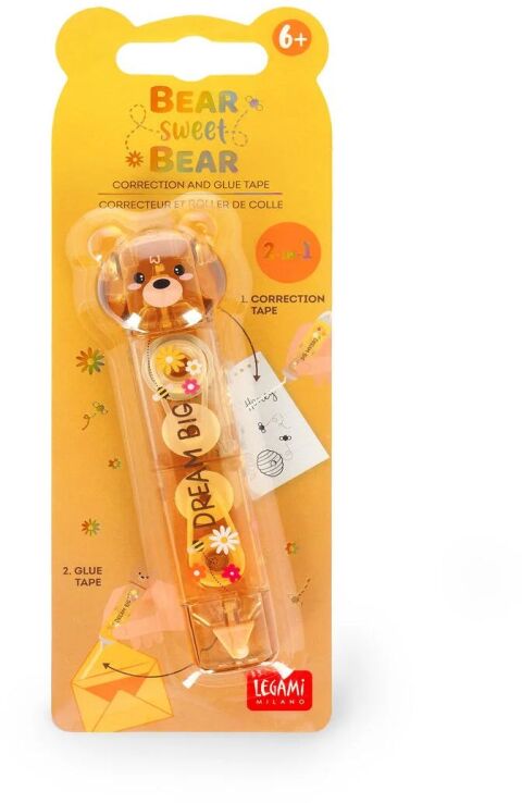 Legami Διορθωτική Ταινία & Κόλλα 2 Σε 1-Teddy Bear (CGT0002) (1)