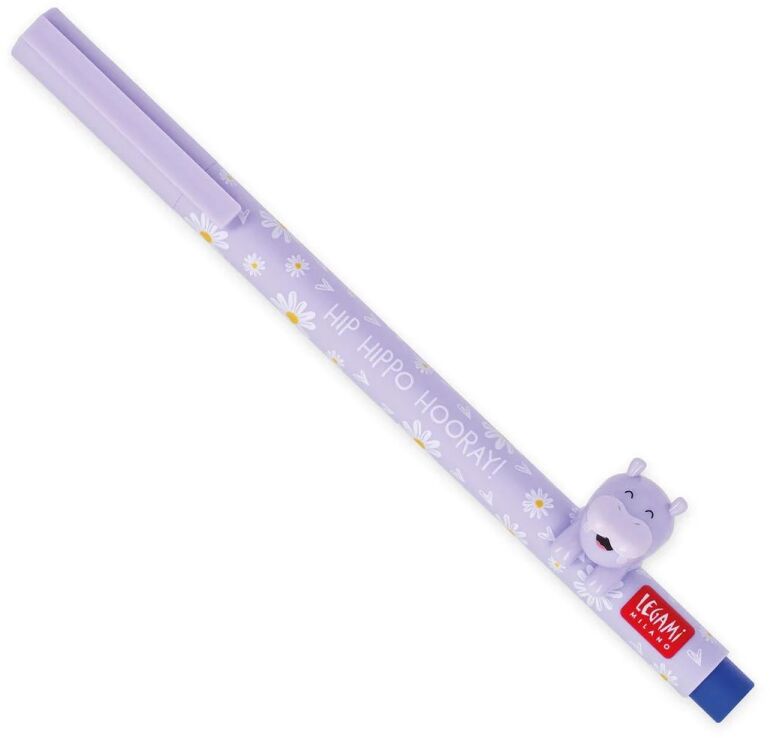 Legami Gel Pen-Lovely Friends-Hippo (CPP0015) (0)