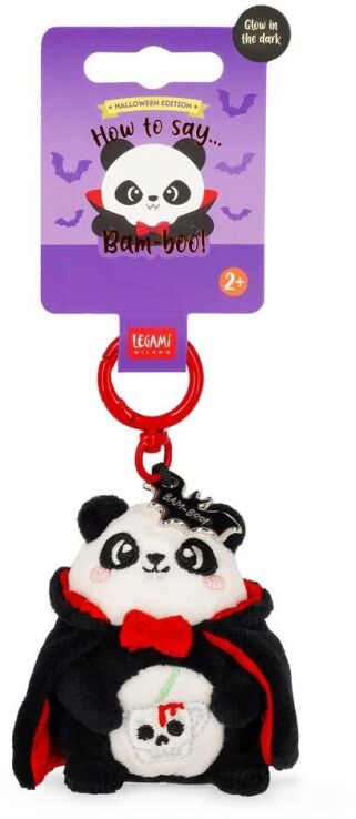 Legami Halloween Λούτρινο Μπρελόκ-Super Soft!-Tiny-Panda Bam-Boo (SPK0021) (1)