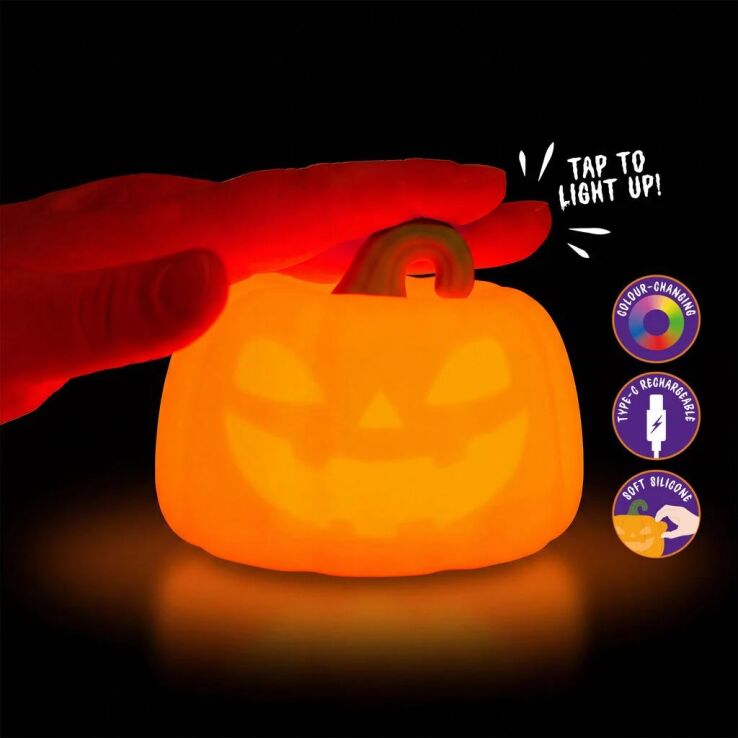 Legami Halloween Φωτάκι Νυκτός Επαναφορτιζόμενο-Soft Dreams-Pumpkin (SIL0001) (6)