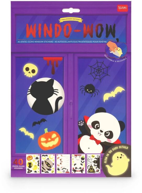 Legami Halloween Σετ 40 Αυτοκόλλητα Παραθύρου-Windo-Wow (WDS0003) (0)