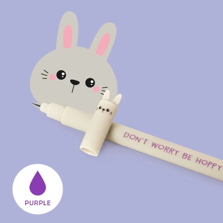 Legami Erasable Pen Bunny-Purple (EP0011) (2)