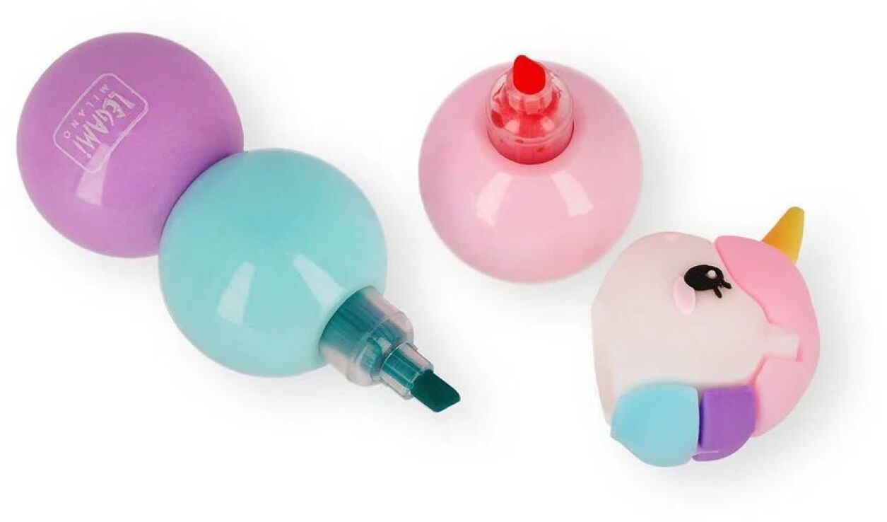Legami 3-In-1 Highlighters-3 Is Better Than 1-Unicorn (MUMA0001) (2)