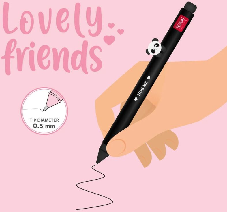 Legami Gel Pen-Lovely Friends-Panda (CPP0001) (2)
