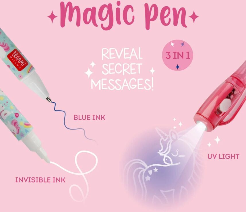 Legami Invisible Ink Pen-Magic Pen-Unicorn (MIN0001) (3)