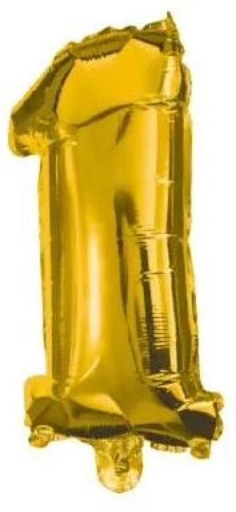 Foil Μπαλόνια Χρυσά No1 85cm(91185) (0)