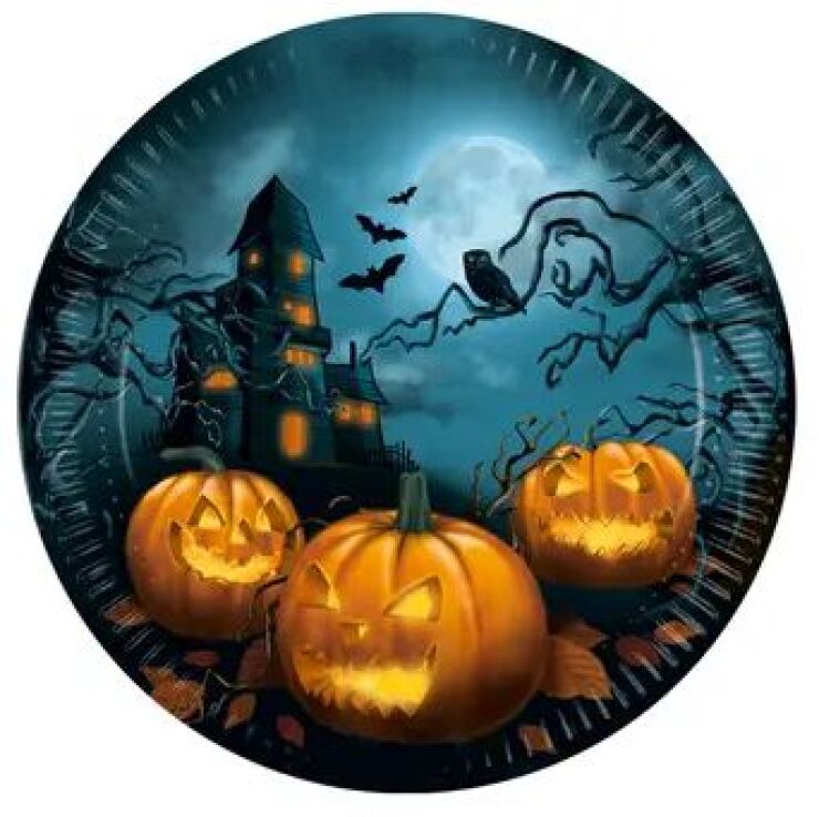 Πιάτα Μεγάλα Halloween 23cm 8Τμχ (93449) (0)