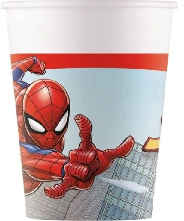 Ποτήρια Spiderman Crime Fighter 8Τμχ (93864) (0)