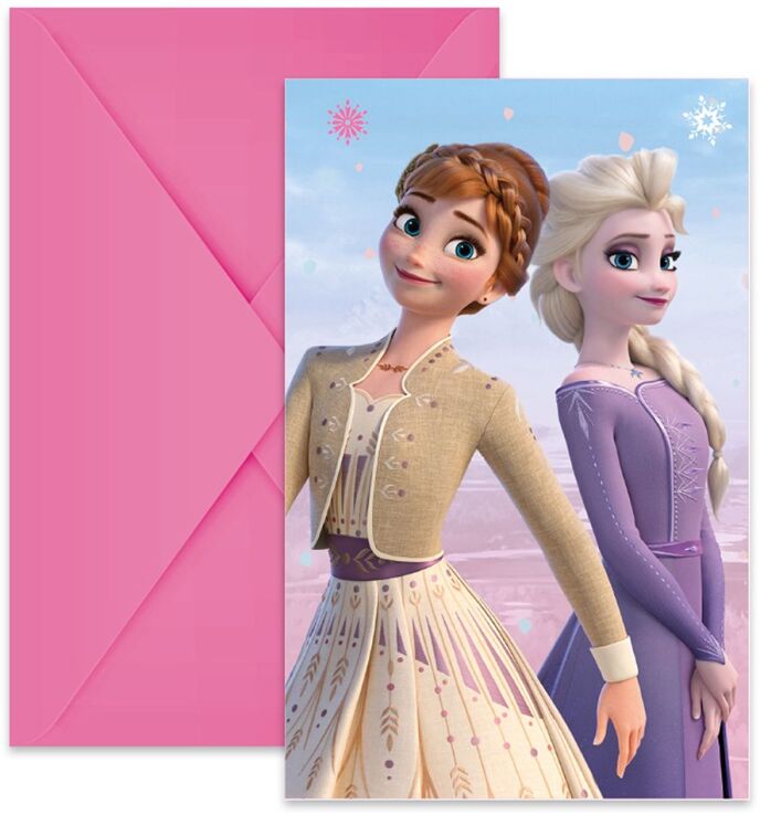 Προσκλήσεις Frozen II Wind Spirit 6Τμχ (94057) (0)