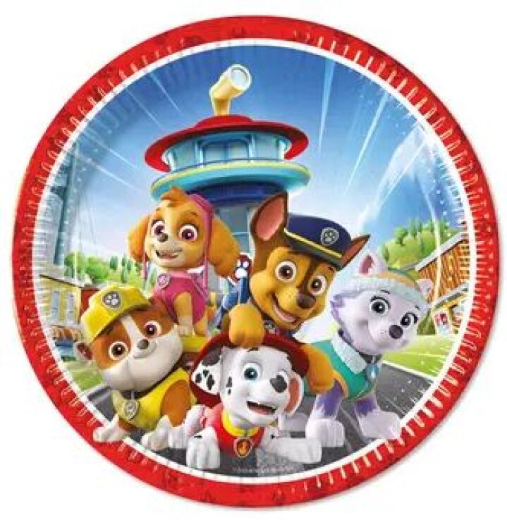 Πιάτα Μεγάλα Paw Patrol Rescue Heroes 23cm 8Τμχ (95597) (0)