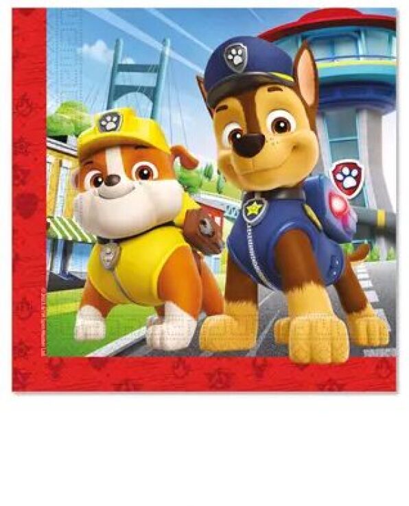 Χαρτοπετσέτες 33X33 Paw Patrol Rescue Heroes 20Τμχ (95599) (0)