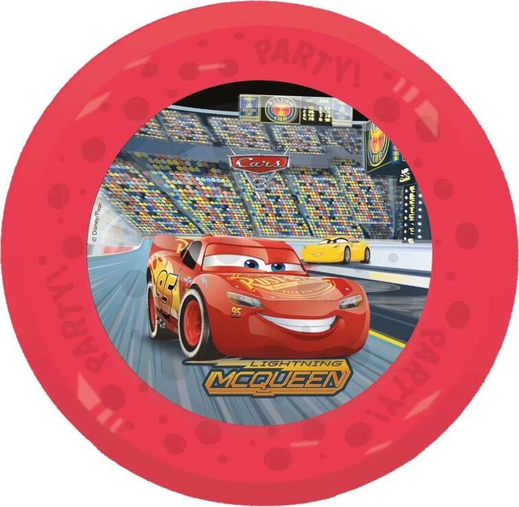Πιάτα Πολλαπλών Χρήσεων Cars 21cm 4Τμχ (96267) (0)