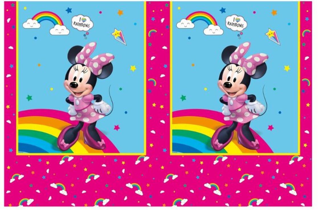 Τραπεζομάντηλο Minnie Rainbow Makes Me Smile 120x180 (97246) (0)