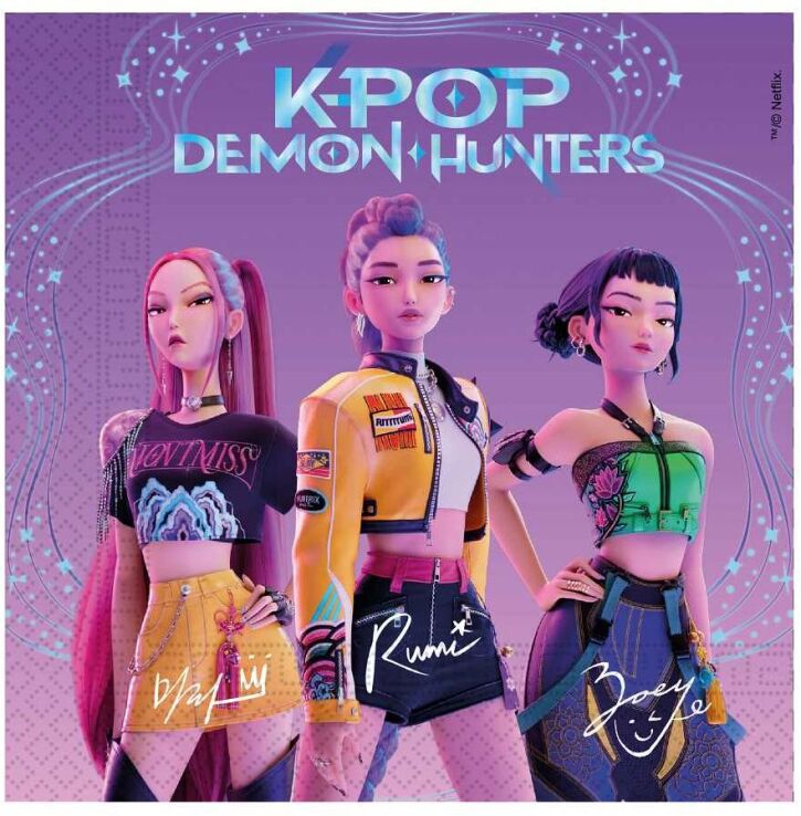 Χαρτοπετσέτες 33X33 K-Pop Demon Hunters 20Τμχ (98641) (0)