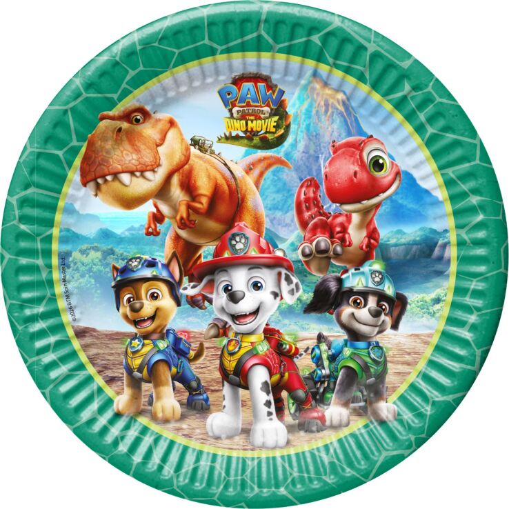 Πιάτα Μεγάλα Paw Patrol Dino 23cm 8Τμχ (98797) (0)